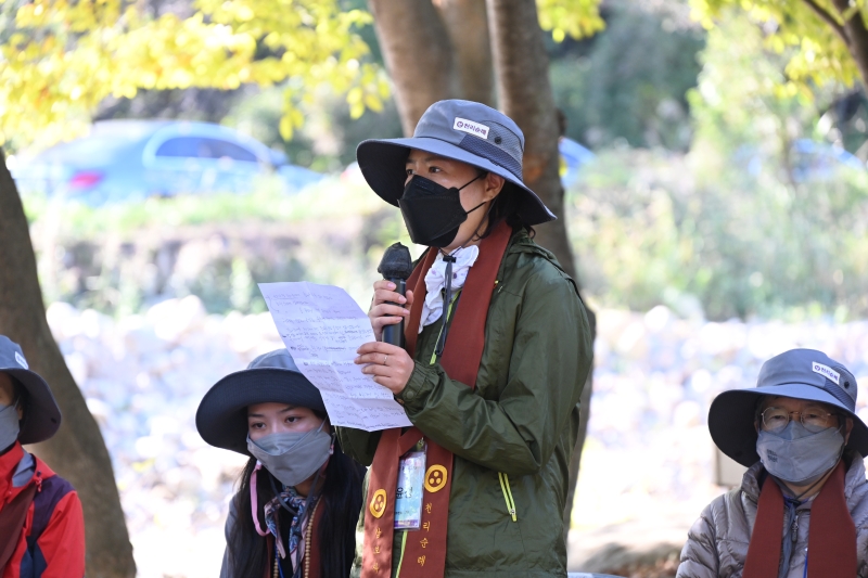 삼보사찰 108 천리순례 대중의 자자 모습 (6)